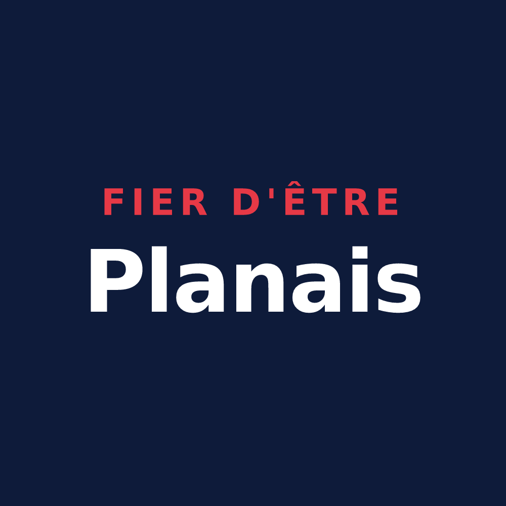 T-shirt « Fier d'être Planais » — design pour Plan-d'Orgon