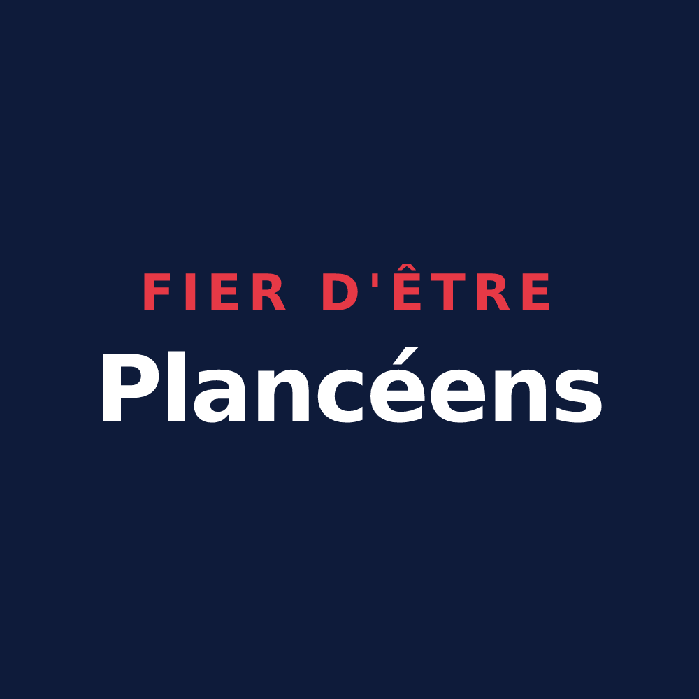 T-shirt « Fier d'être Plancéens » — design pour Plancy-l'Abbaye