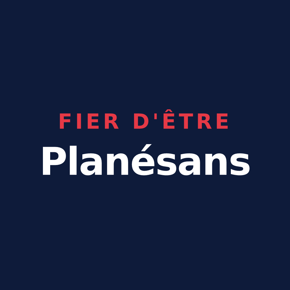 T-shirt « Fier d'être Planésans » — design pour Planès