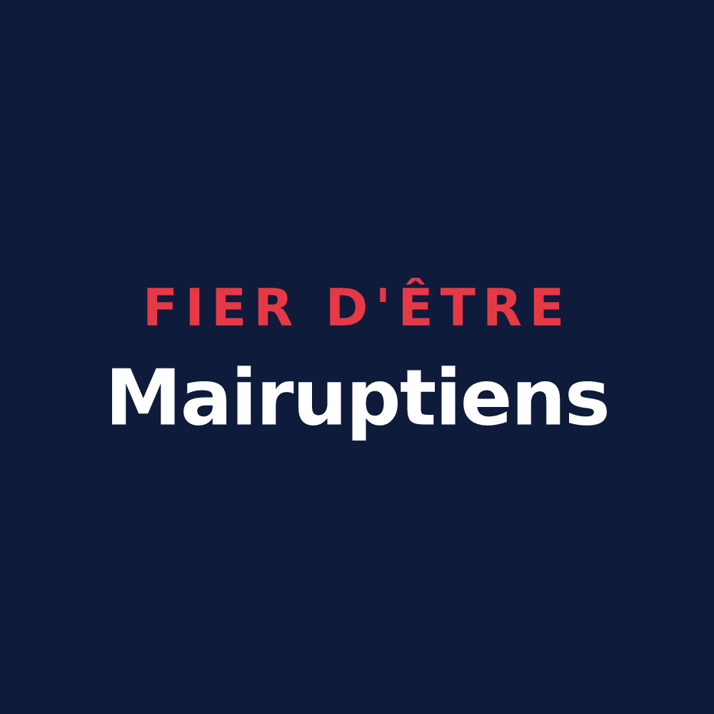 T-shirt « Fier d'être Mairuptiens » — design pour Planrupt