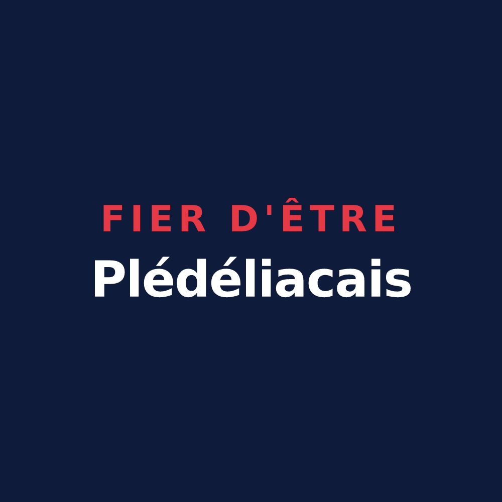 T-shirt « Fier d'être Plédéliacais » — design pour Plédéliac