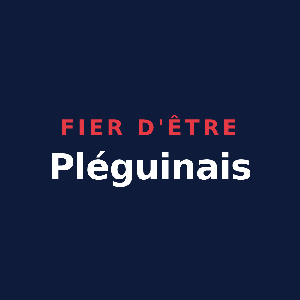 T-shirt « Fier d'être Pléguinais » — design pour Pléguien