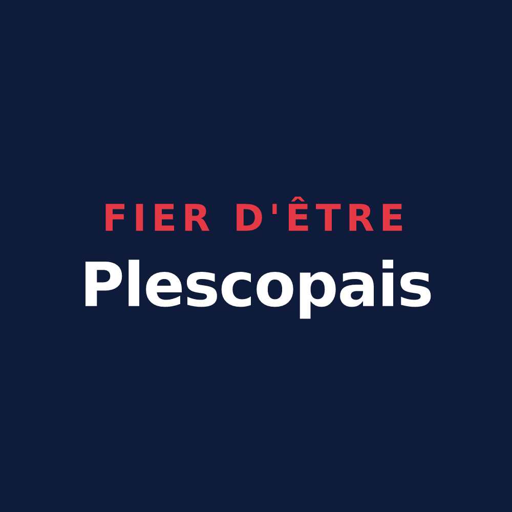 T-shirt « Fier d'être Plescopais » — design pour Plescop