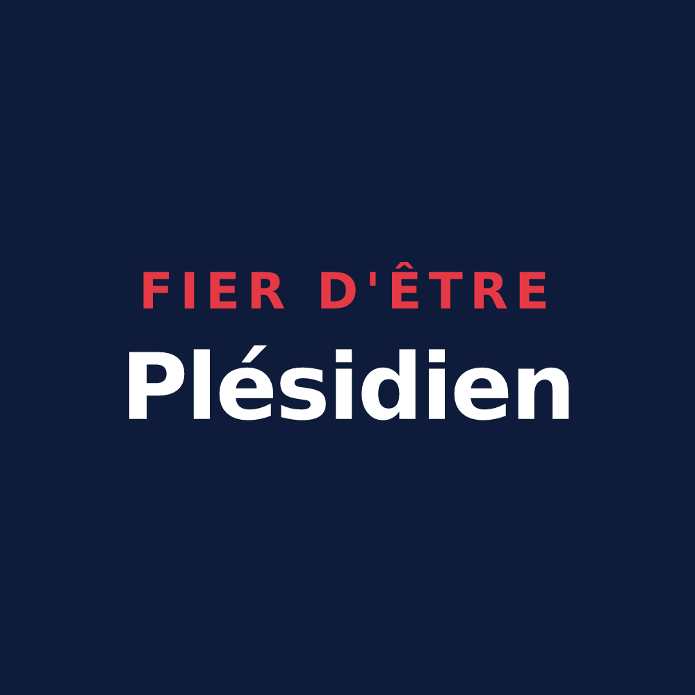 T-shirt « Fier d'être Plésidien » — design pour Plésidy