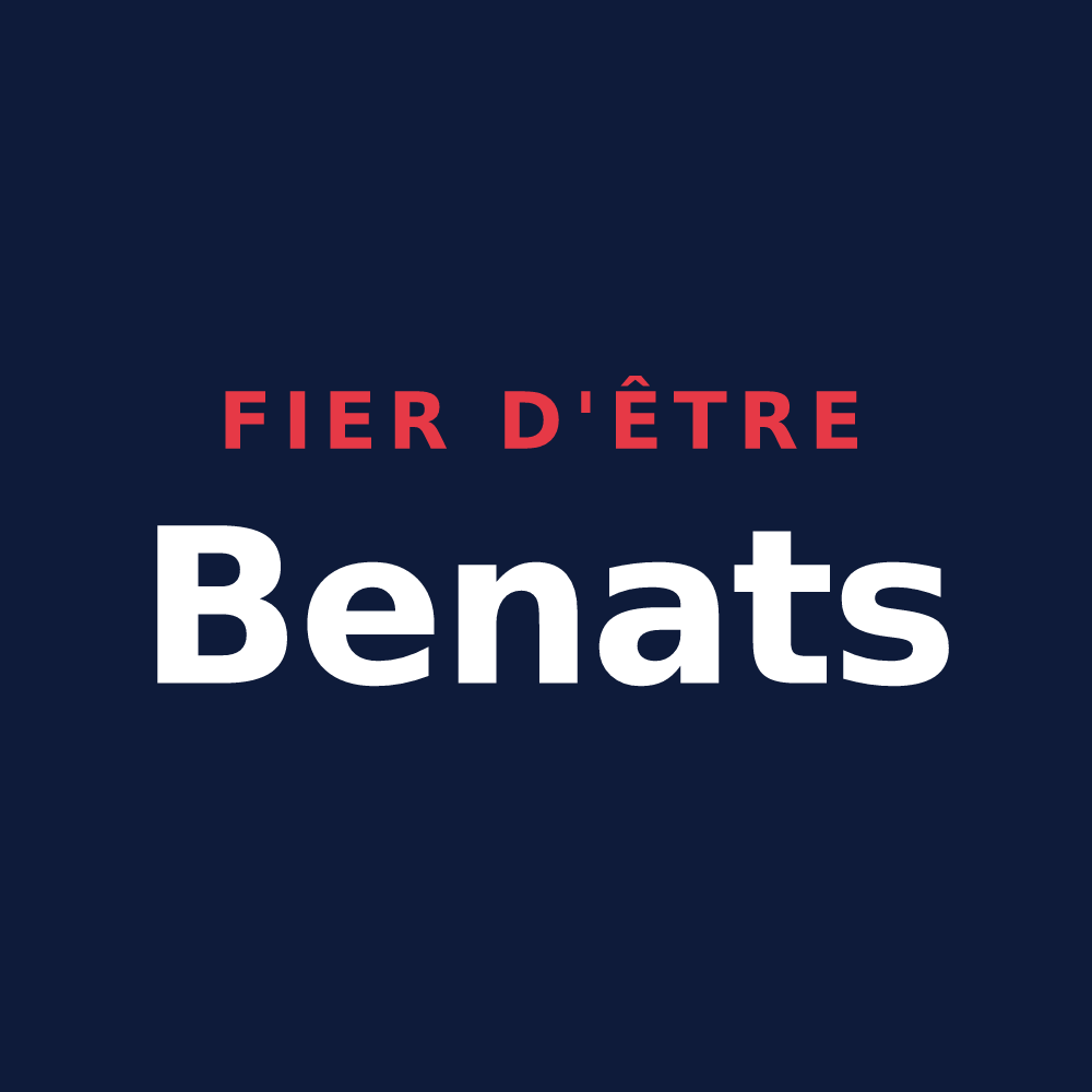 T-shirt « Fier d'être Benats » — design pour Plessis-Saint-Benoist