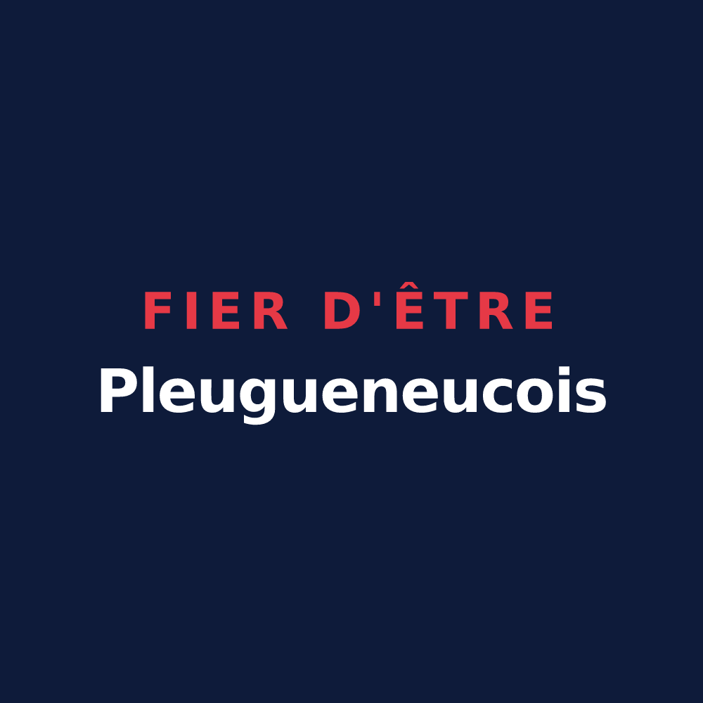 T-shirt « Fier d'être Pleugueneucois » — design pour Pleugueneuc