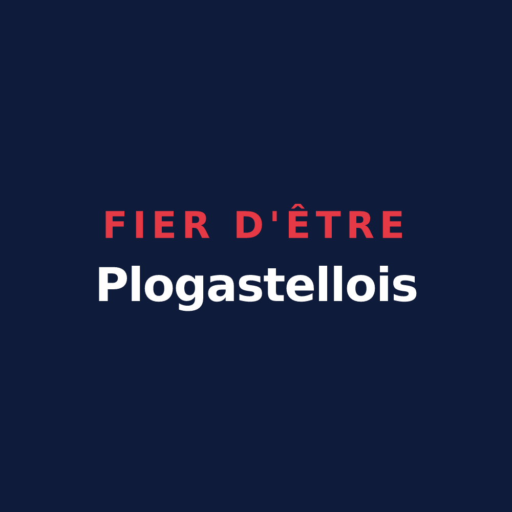 T-shirt « Fier d'être Plogastellois » — design pour Plogastel-Saint-Germain