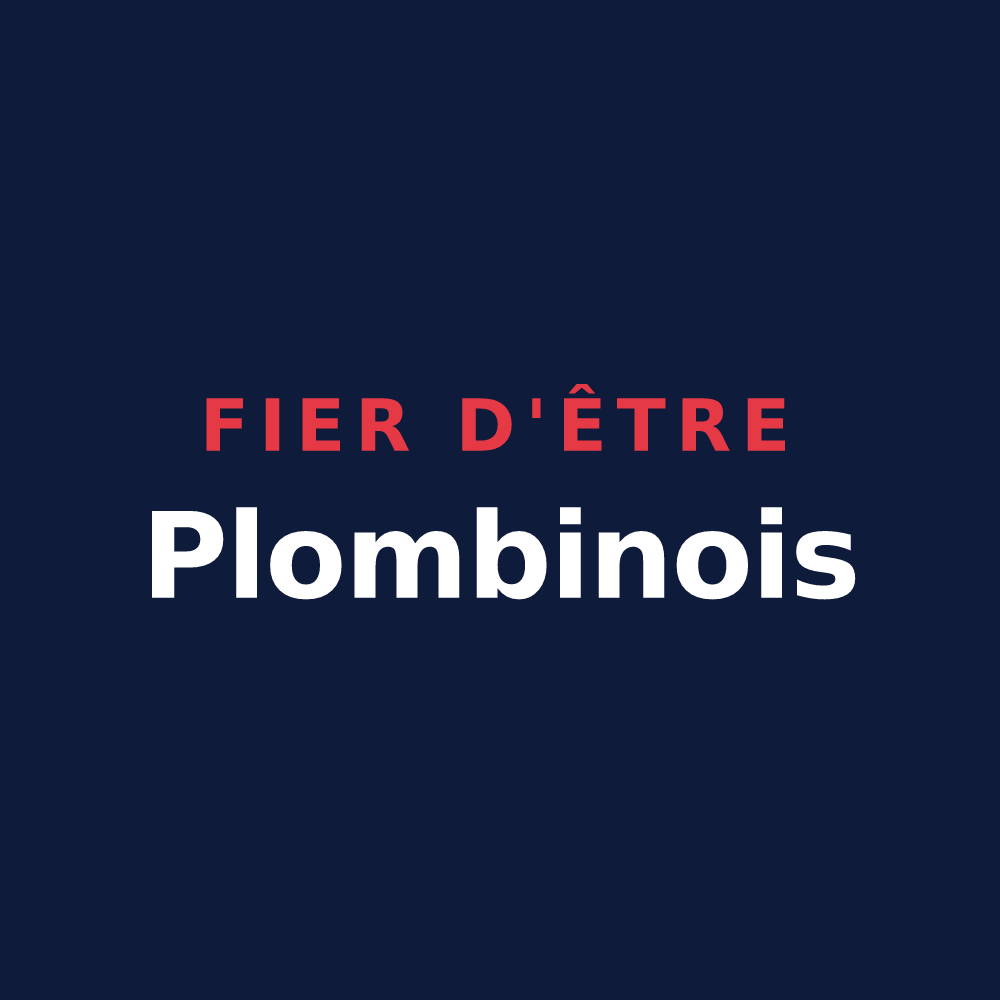 T-shirt « Fier d'être Plombinois » — design pour Plombières-les-Bains