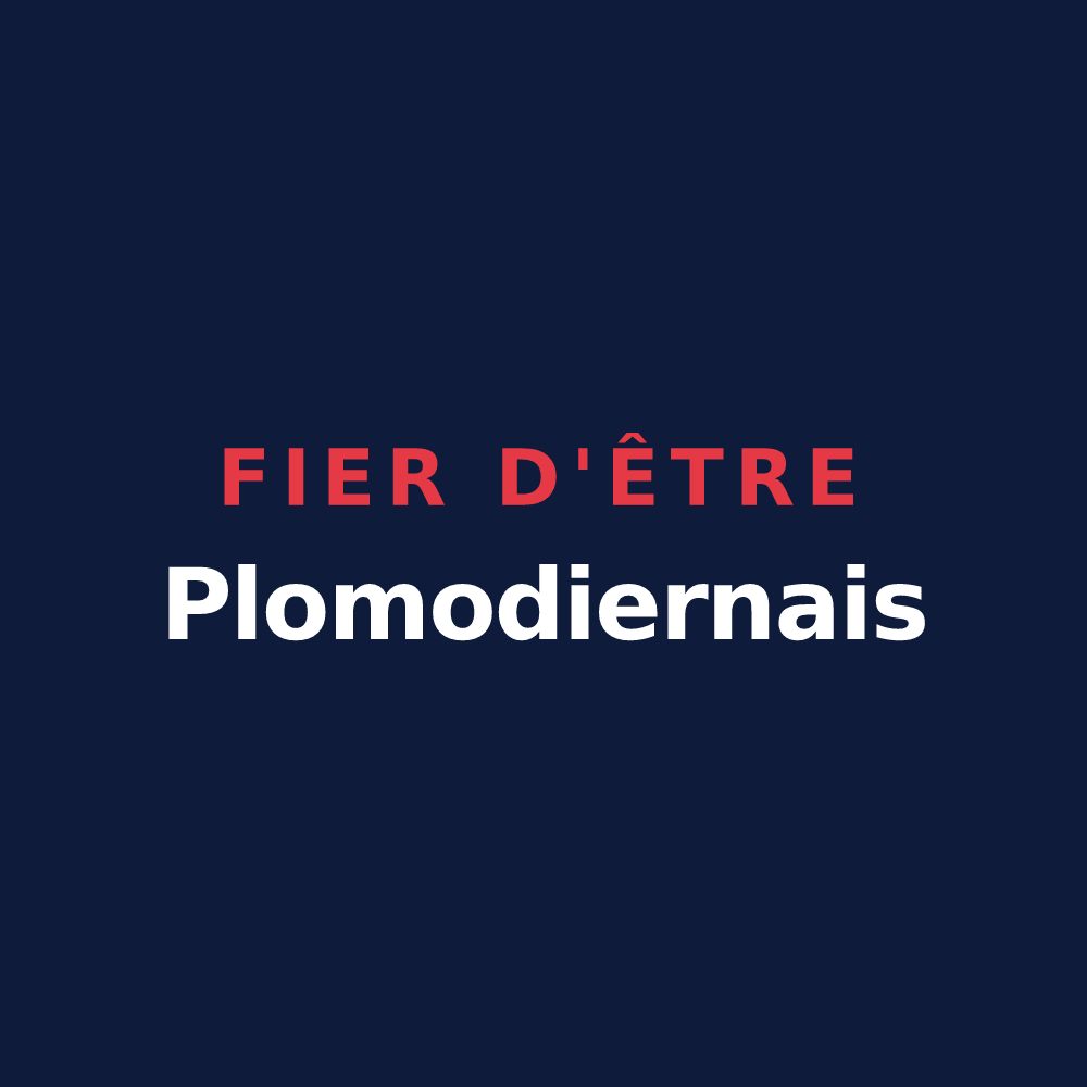 T-shirt « Fier d'être Plomodiernais » — design pour Plomodiern