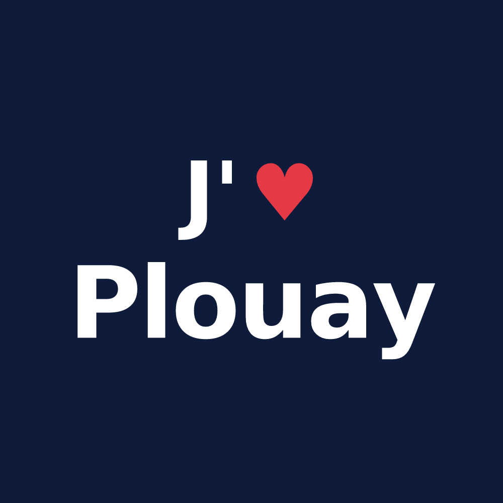 T-shirt personnalisé Plouay — design J'aime Plouay