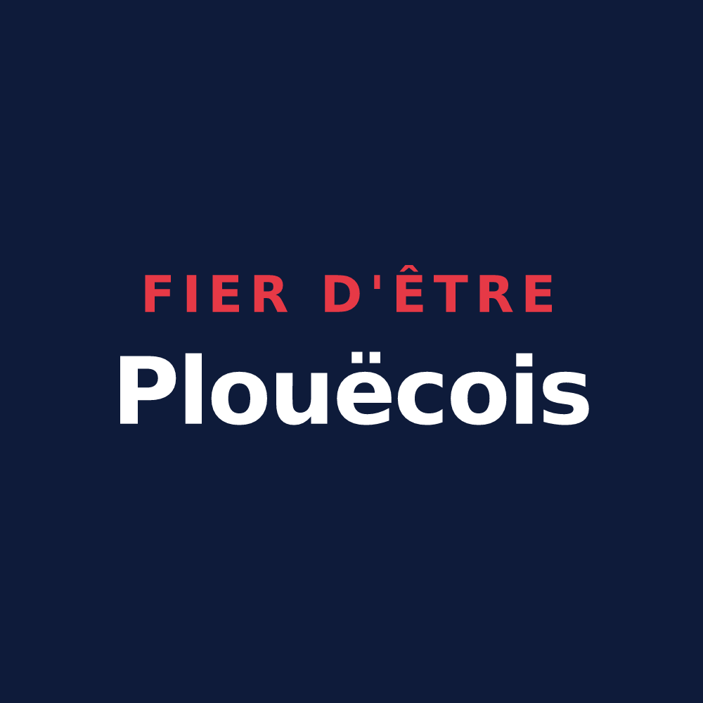 T-shirt « Fier d'être Plouëcois » — design pour Plouëc-du-Trieux