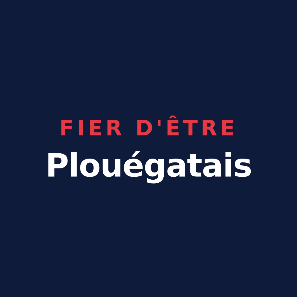 T-shirt « Fier d'être Plouégatais » — design pour Plouégat-Guérand