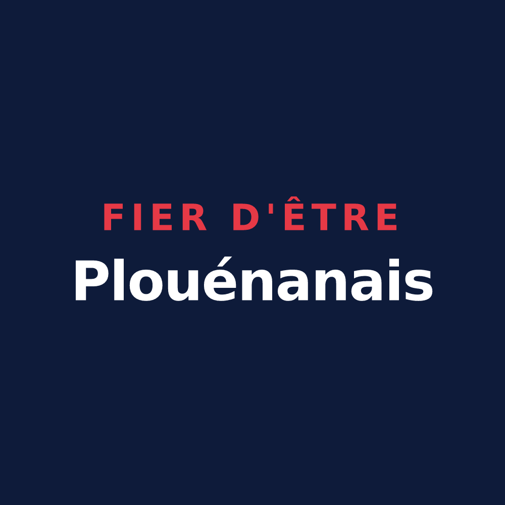 T-shirt « Fier d'être Plouénanais » — design pour Plouénan