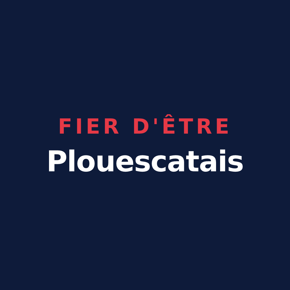 T-shirt « Fier d'être Plouescatais » — design pour Plouescat