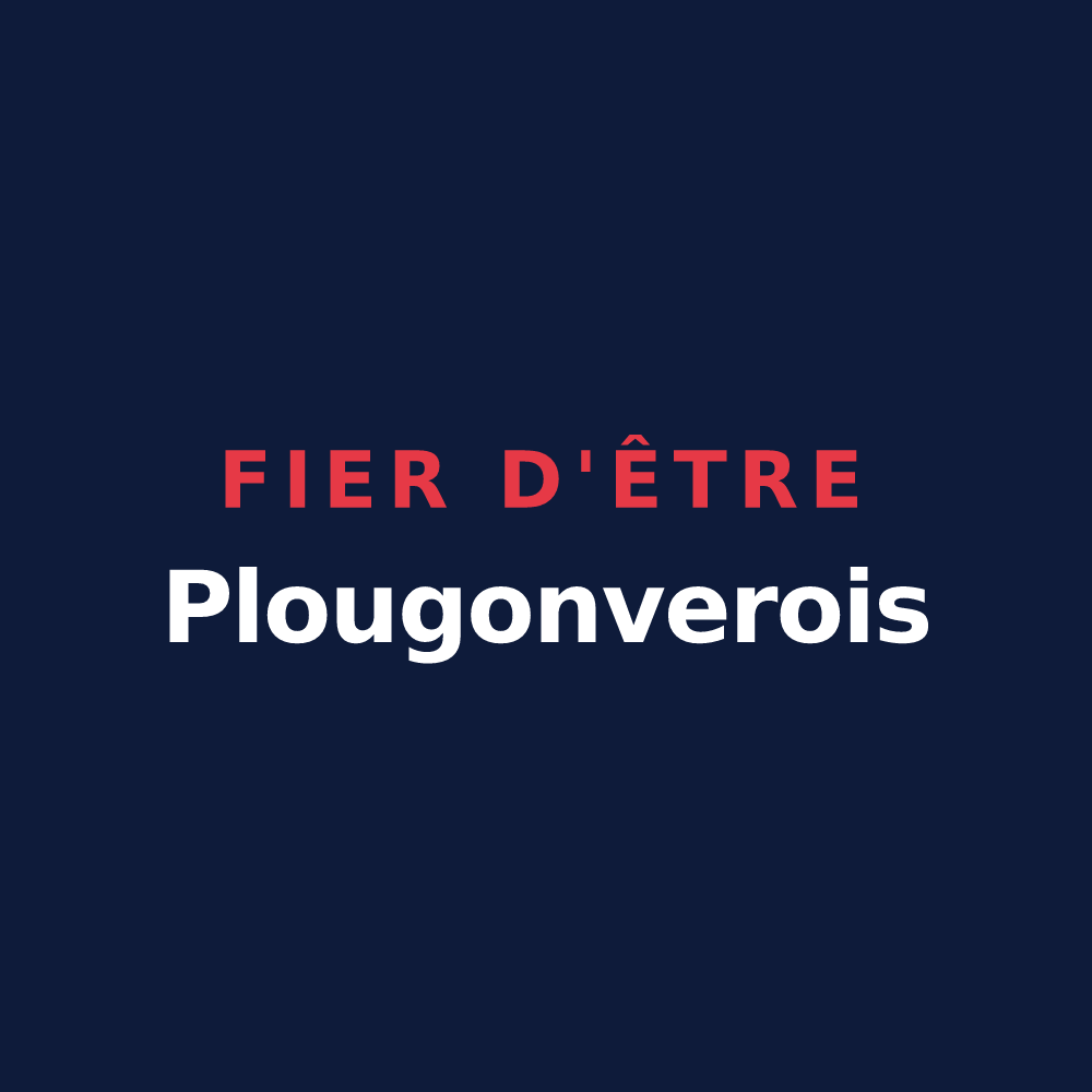 T-shirt « Fier d'être Plougonverois » — design pour Plougonver