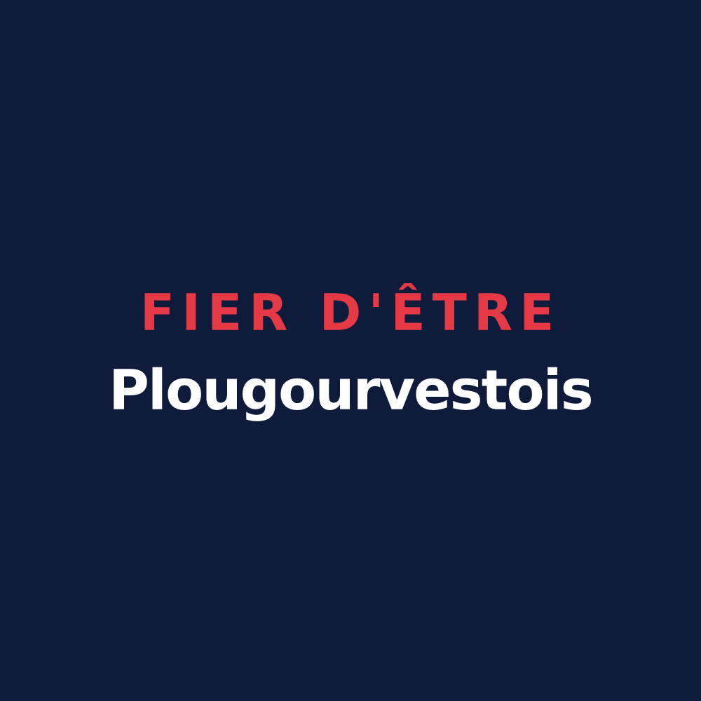 T-shirt « Fier d'être Plougourvestois » — design pour Plougourvest