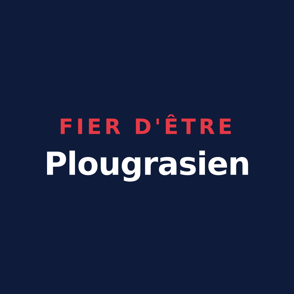 T-shirt « Fier d'être Plougrasien » — design pour Plougras