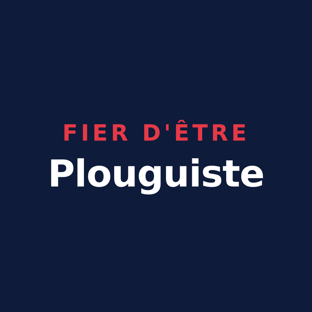 T-shirt « Fier d'être Plouguiste » — design pour Plouguernével
