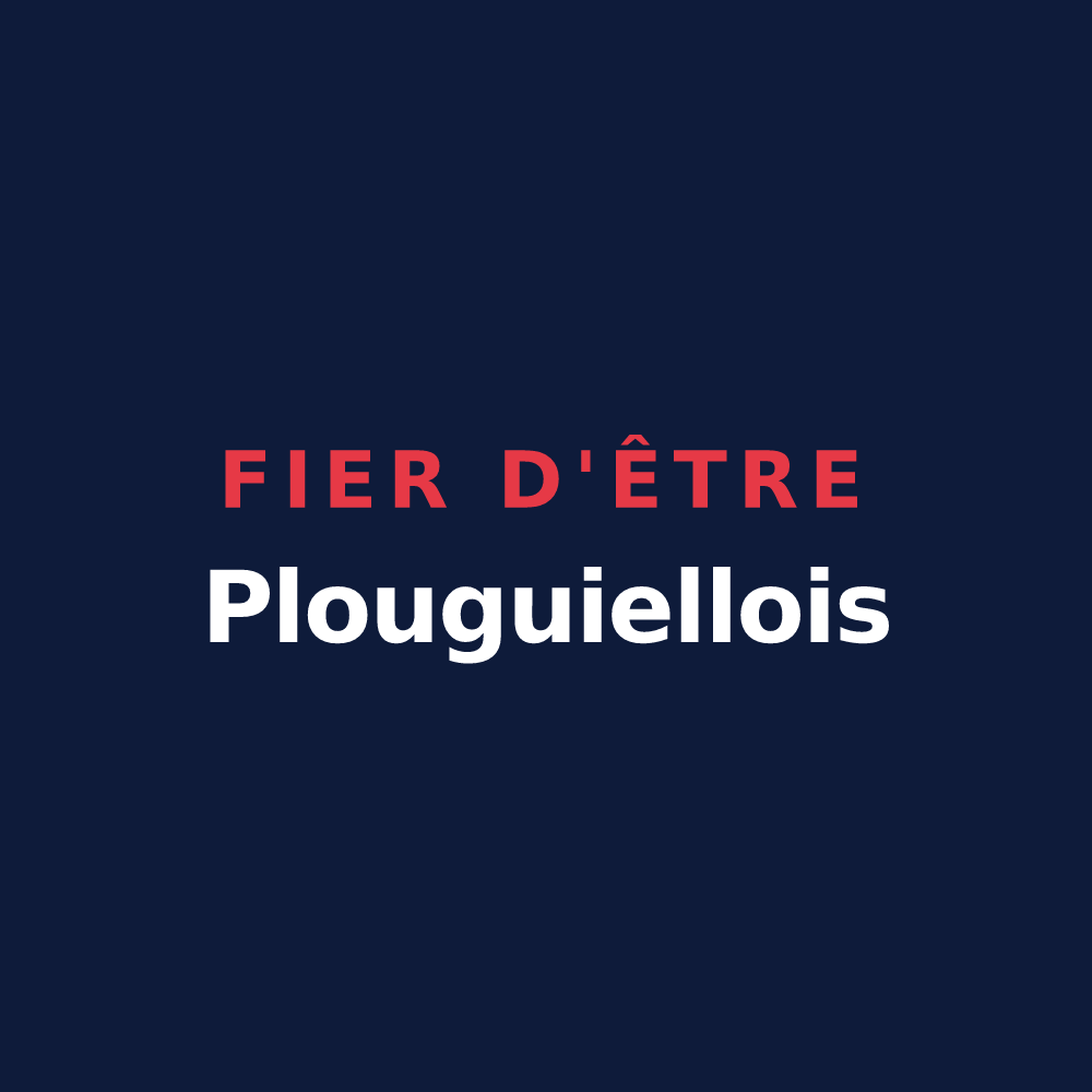 T-shirt « Fier d'être Plouguiellois » — design pour Plouguiel