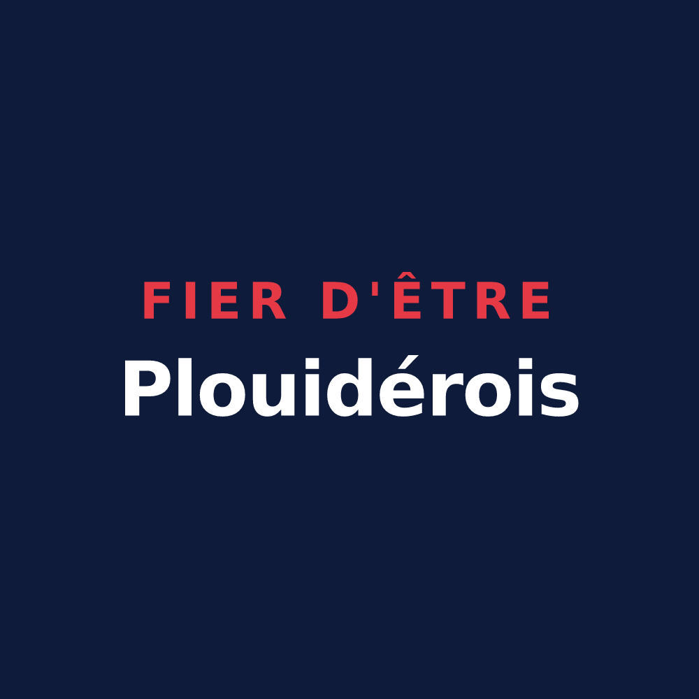 T-shirt « Fier d'être Plouidérois » — design pour Plouider