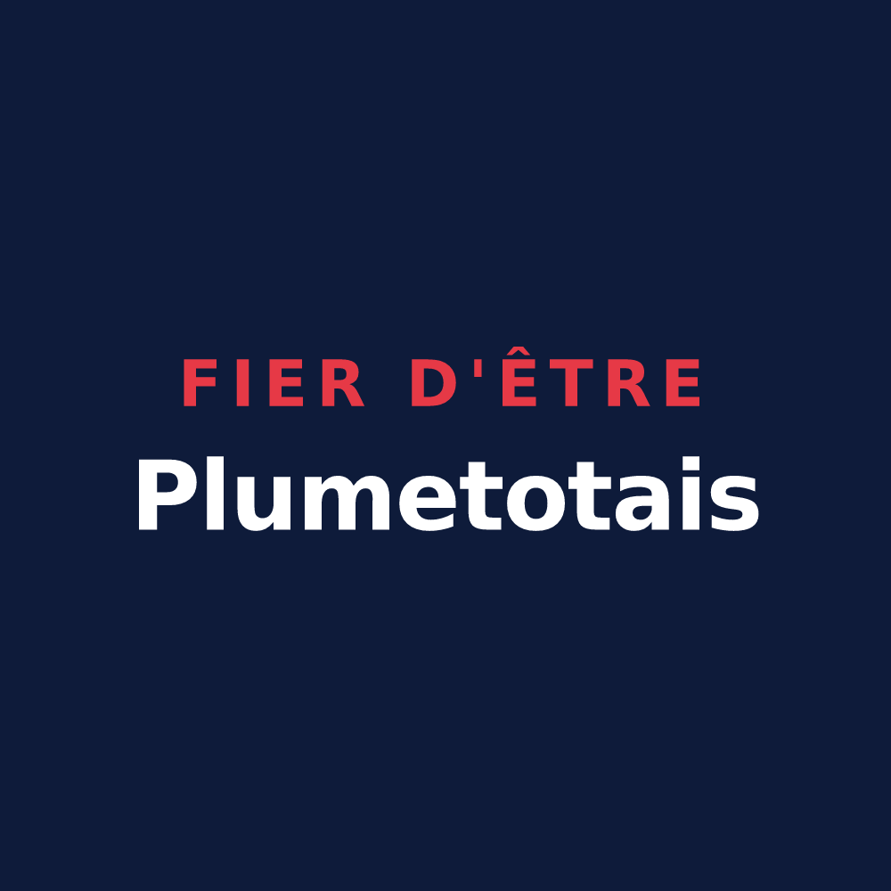 T-shirt « Fier d'être Plumetotais » — design pour Plumetot