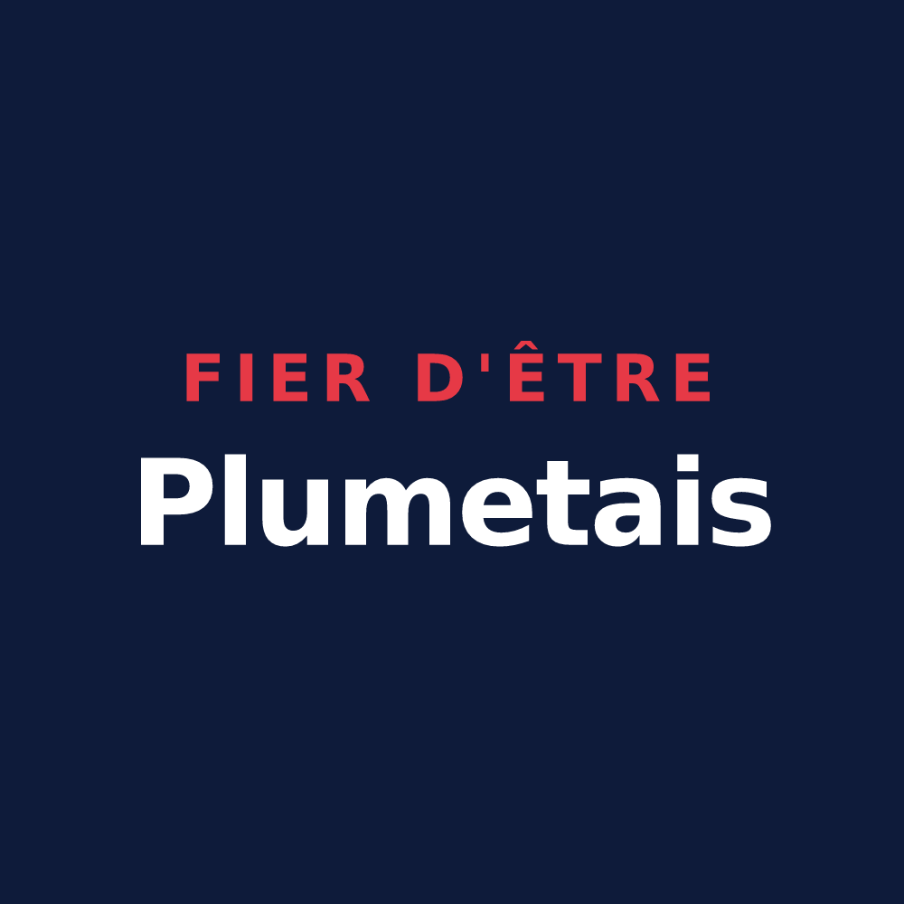 T-shirt « Fier d'être Plumetais » — design pour Plumieux