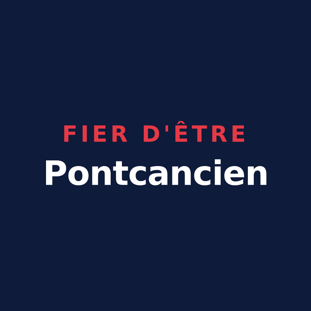 T-shirt « Fier d'être Pontcancien » — design pour Pocancy