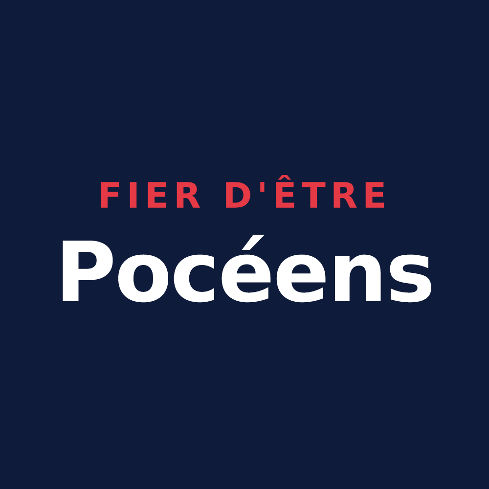 T-shirt « Fier d'être Pocéens » — design pour Pocé-les-Bois