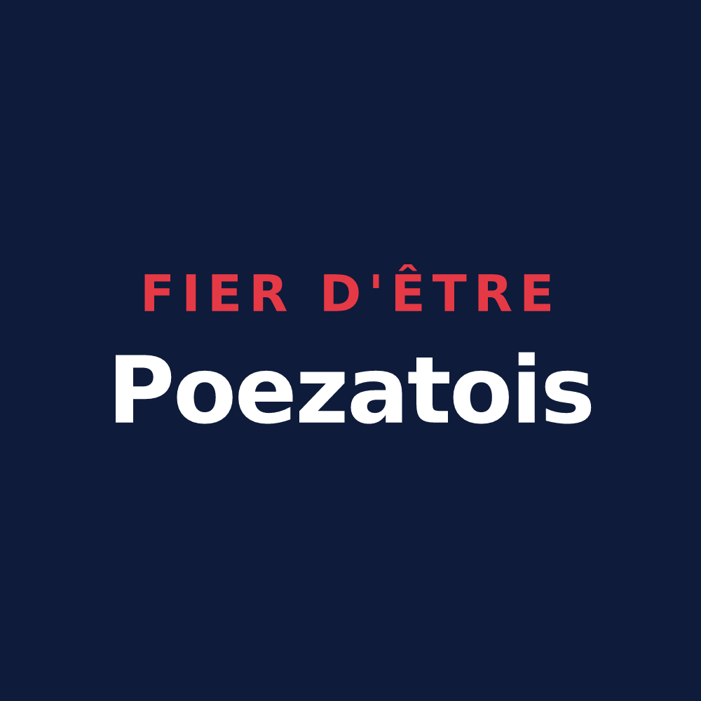T-shirt « Fier d'être Poezatois » — design pour Poëzat