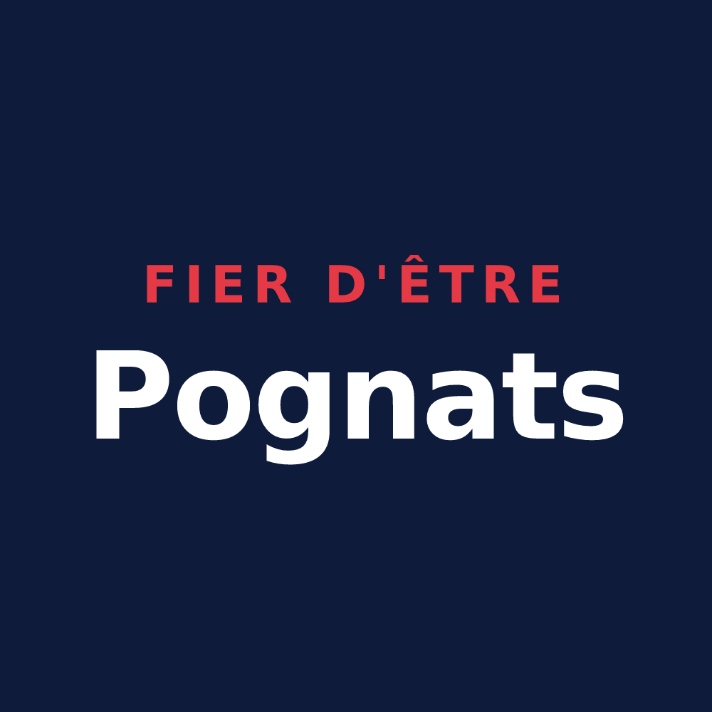 T-shirt « Fier d'être Pognats » — design pour Pogny