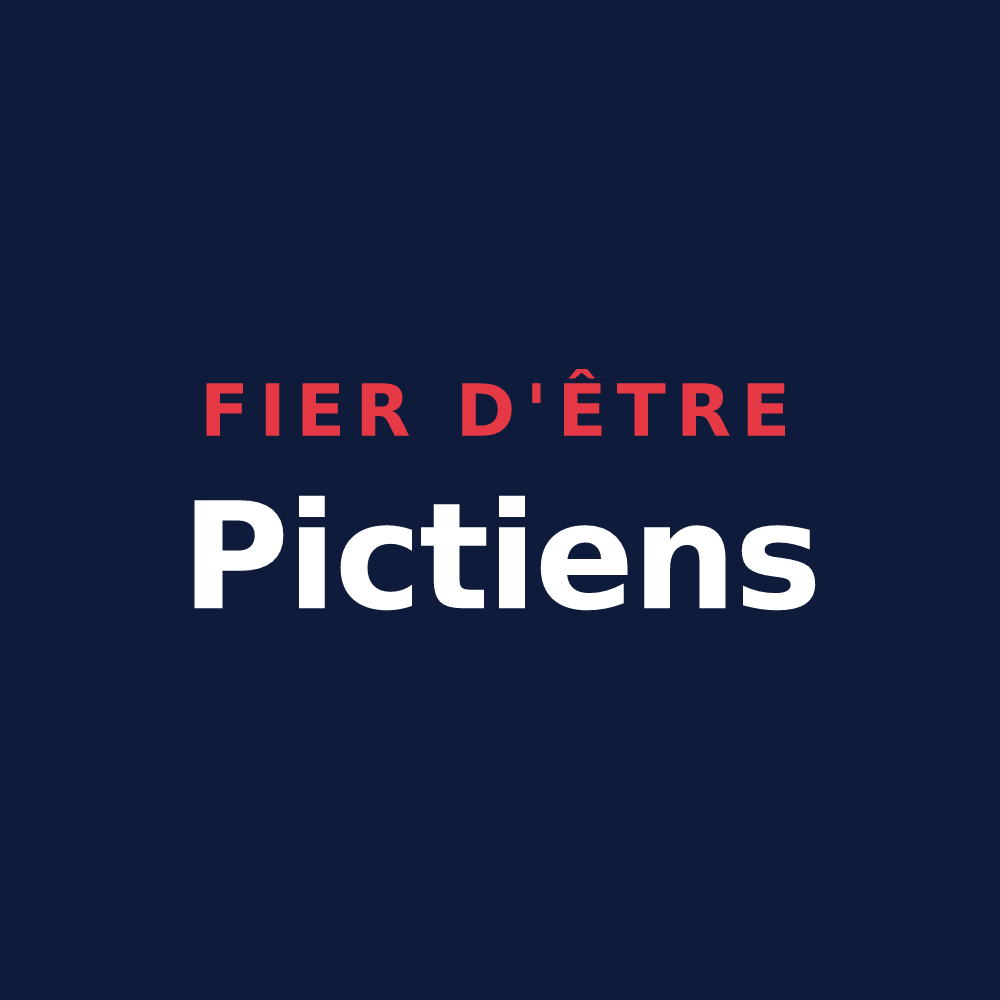 T-shirt « Fier d'être Pictiens » — design pour Poil