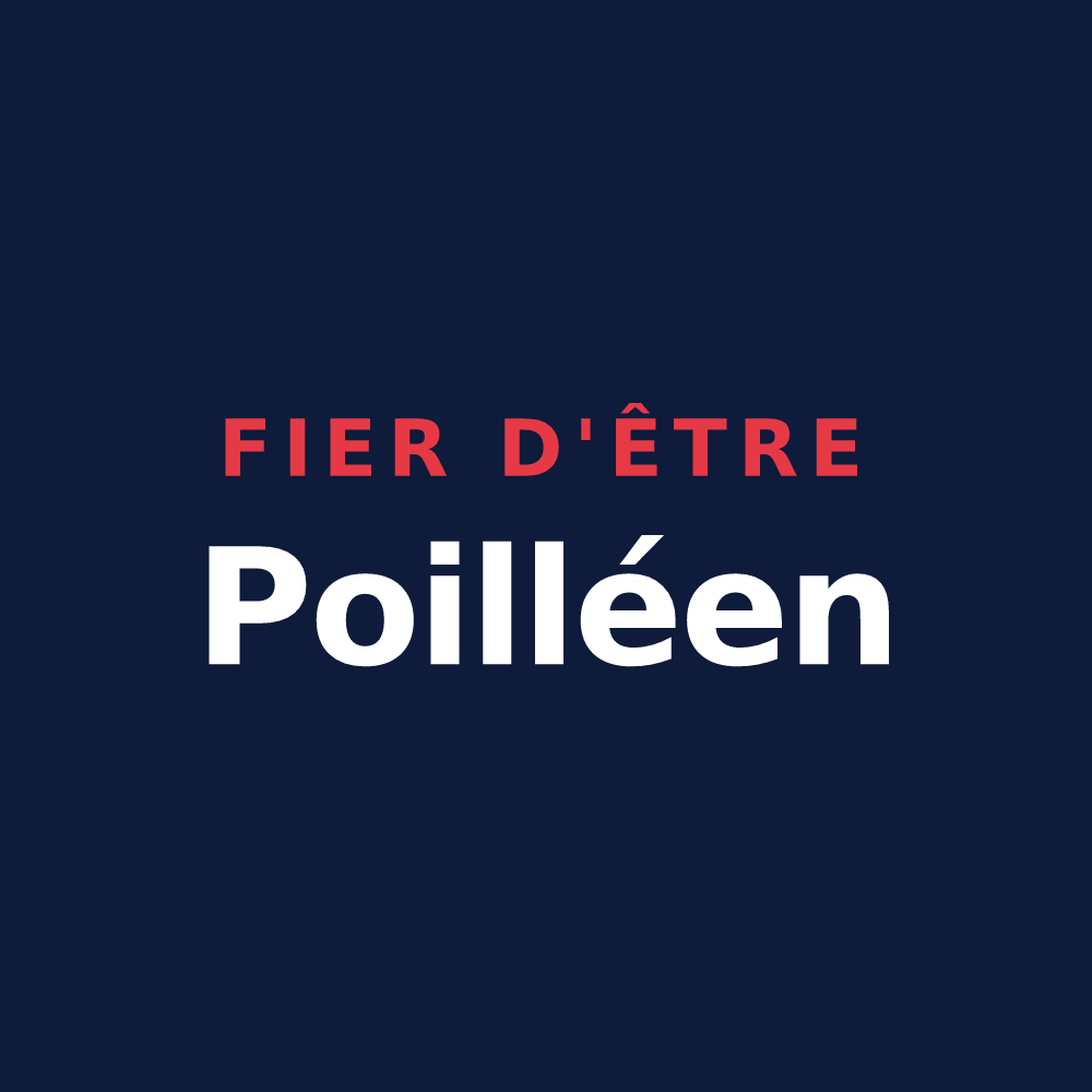 T-shirt « Fier d'être Poilléen » — design pour Poillé-sur-Vègre