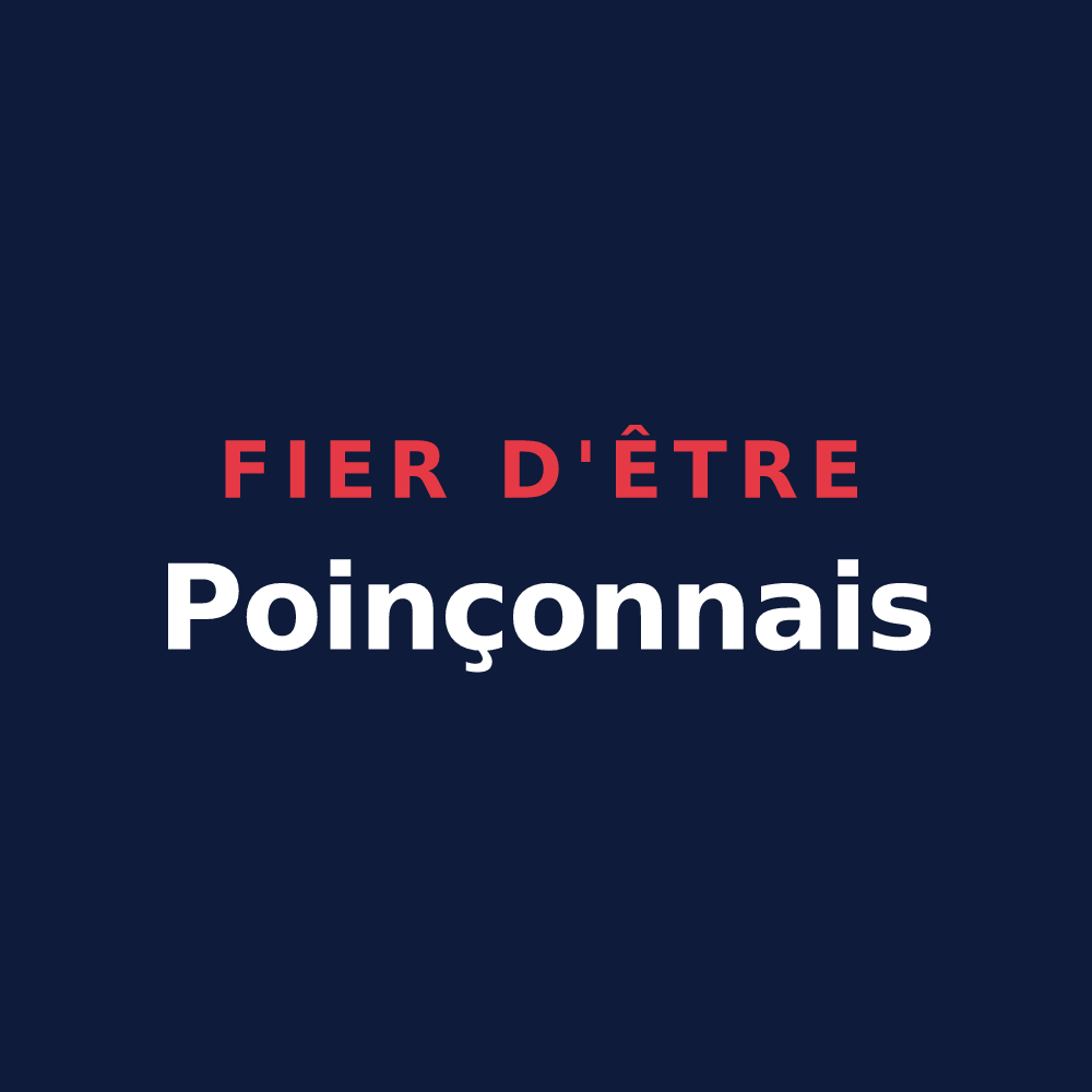 T-shirt « Fier d'être Poinçonnais » — design pour Poinçon-lès-Larrey
