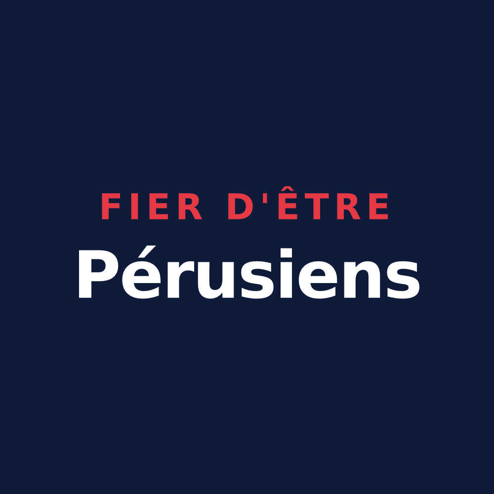 T-shirt « Fier d'être Pérusiens » — design pour Poiroux