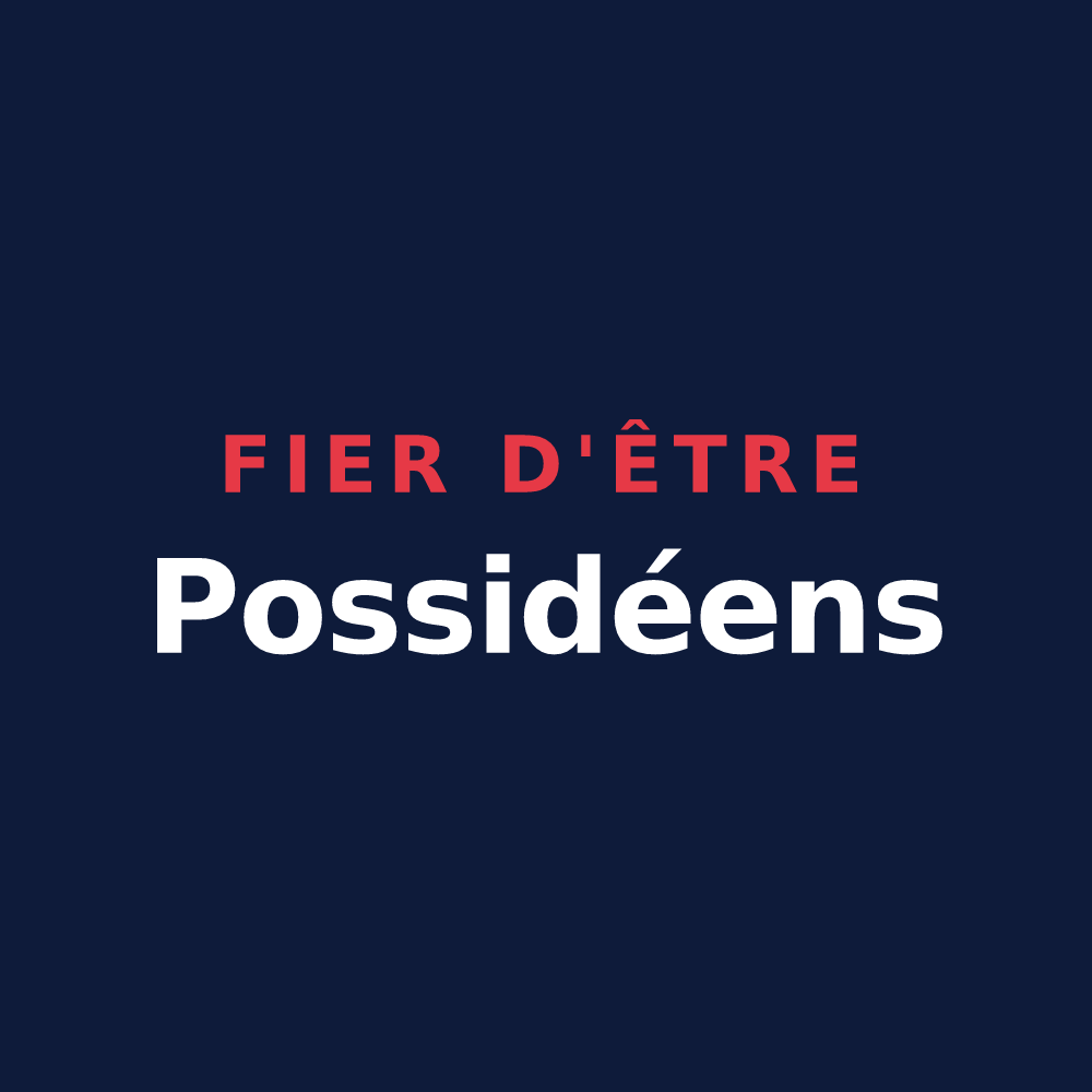 T-shirt « Fier d'être Possidéens » — design pour Poisson