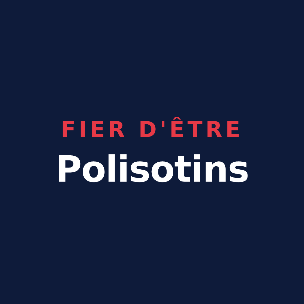 T-shirt « Fier d'être Polisotins » — design pour Polisot