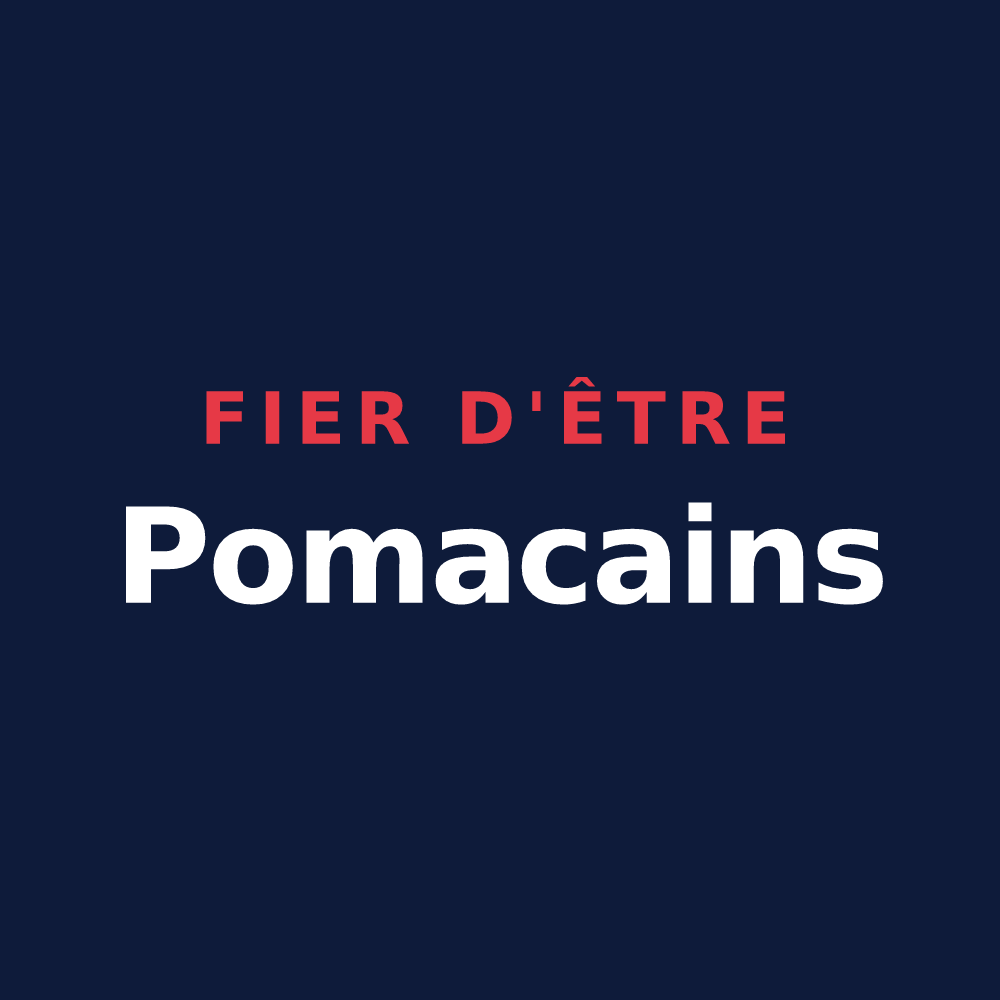 T-shirt « Fier d'être Pomacains » — design pour Pomacle