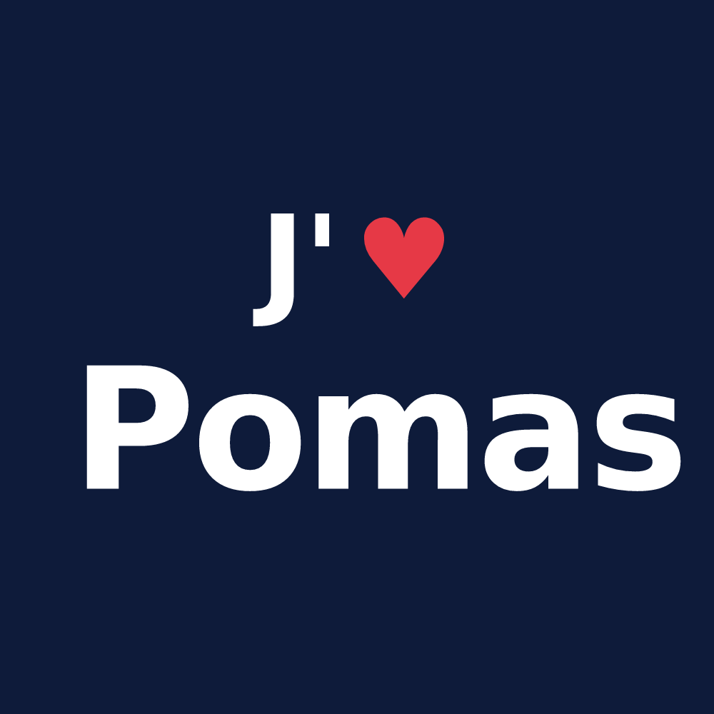 T-shirt personnalisé Pomas — design J'aime Pomas