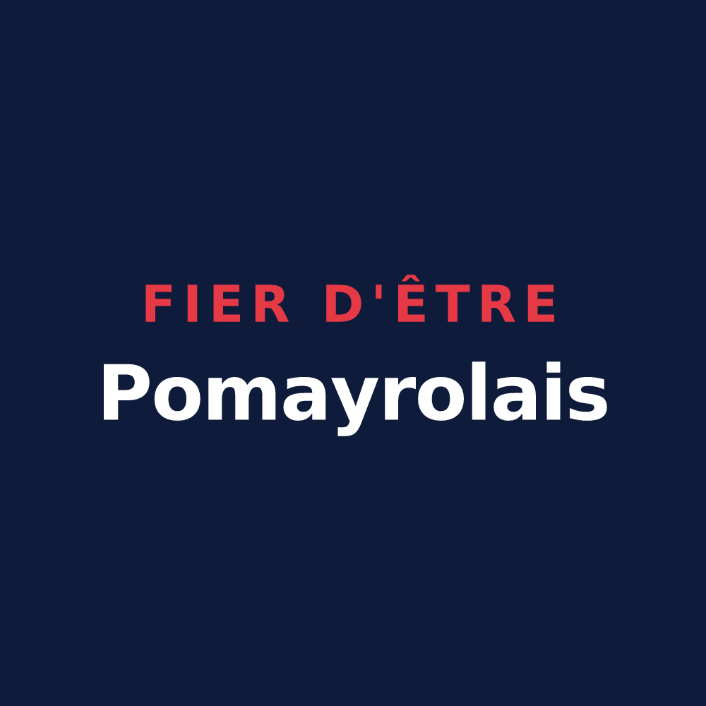 T-shirt « Fier d'être Pomayrolais » — design pour Pomayrols