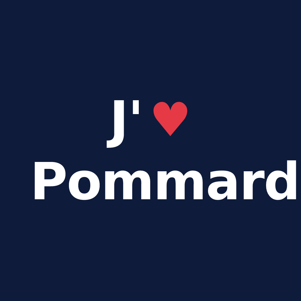 T-shirt personnalisé Pommard — design J'aime Pommard