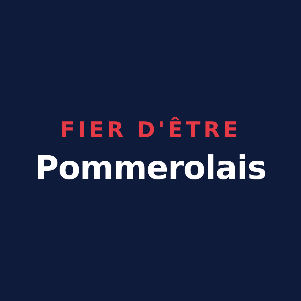T-shirt « Fier d'être Pommerolais » — design pour Pommerol