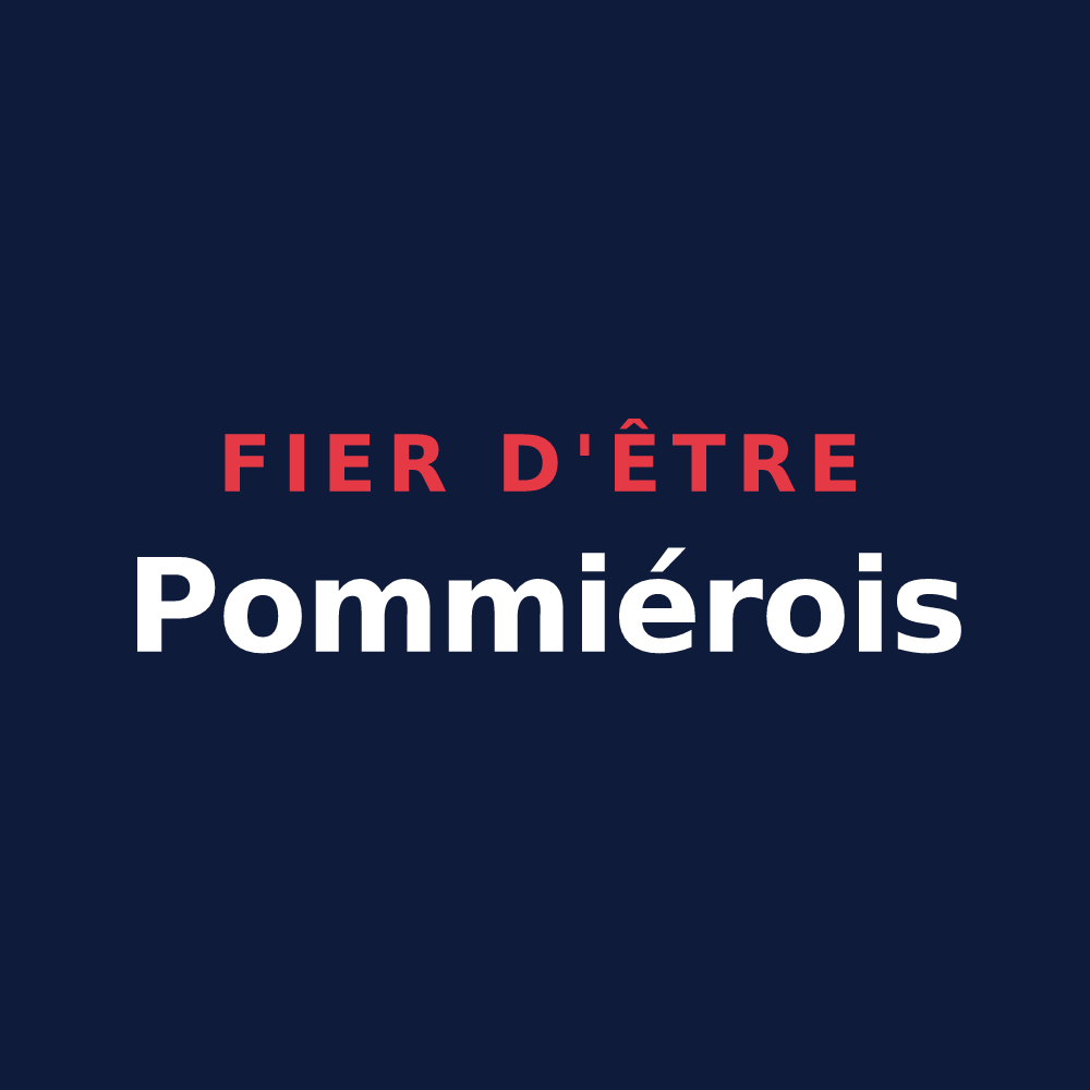 T-shirt « Fier d'être Pommiérois » — design pour Pommier-de-Beaurepaire