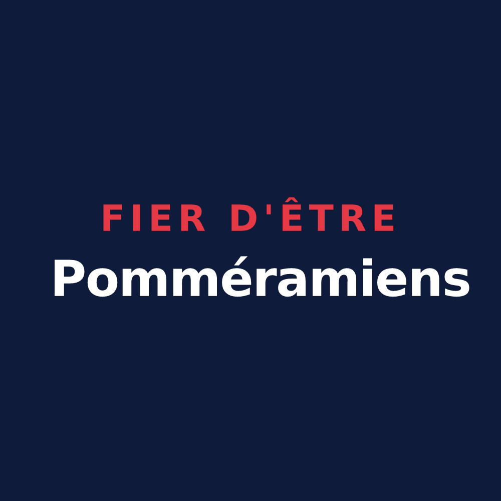 T-shirt « Fier d'être Pomméramiens » — design pour Pommiers