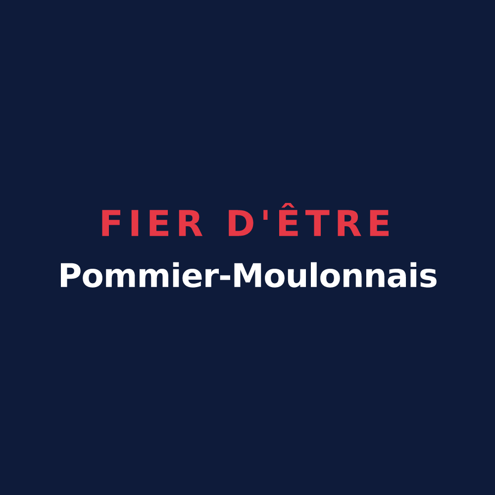 T-shirt « Fier d'être Pommier-Moulonnais » — design pour Pommiers-Moulons