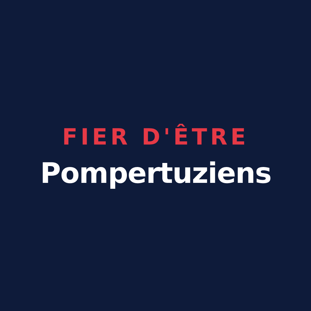 T-shirt « Fier d'être Pompertuziens » — design pour Pompertuzat