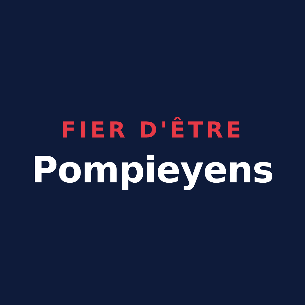 T-shirt « Fier d'être Pompieyens » — design pour Pompiey
