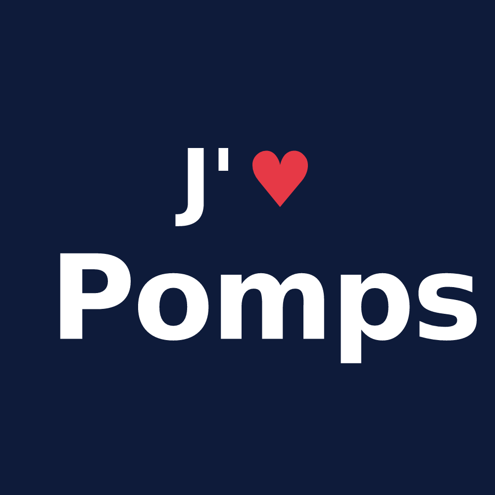 T-shirt personnalisé Pomps — design J'aime Pomps