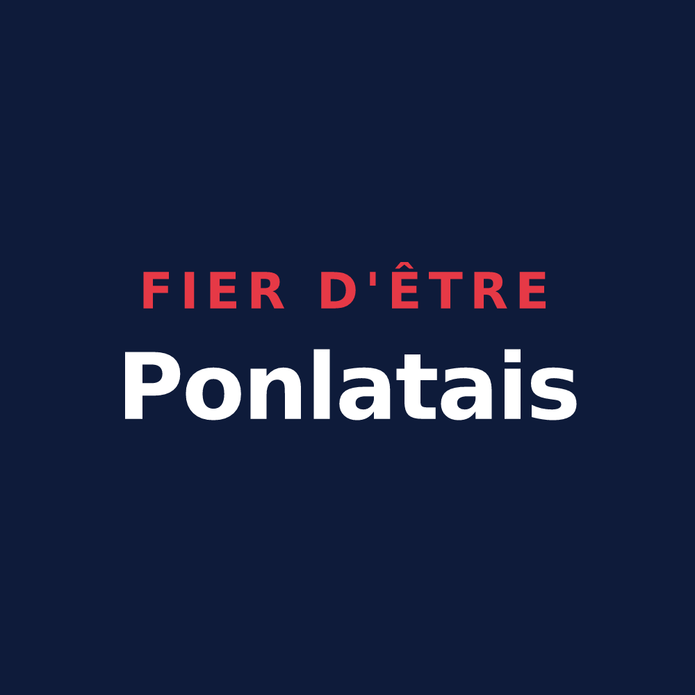 T-shirt « Fier d'être Ponlatais » — design pour Ponlat-Taillebourg