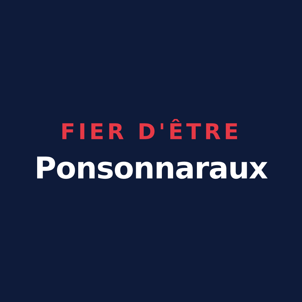 T-shirt « Fier d'être Ponsonnaraux » — design pour Ponsonnas