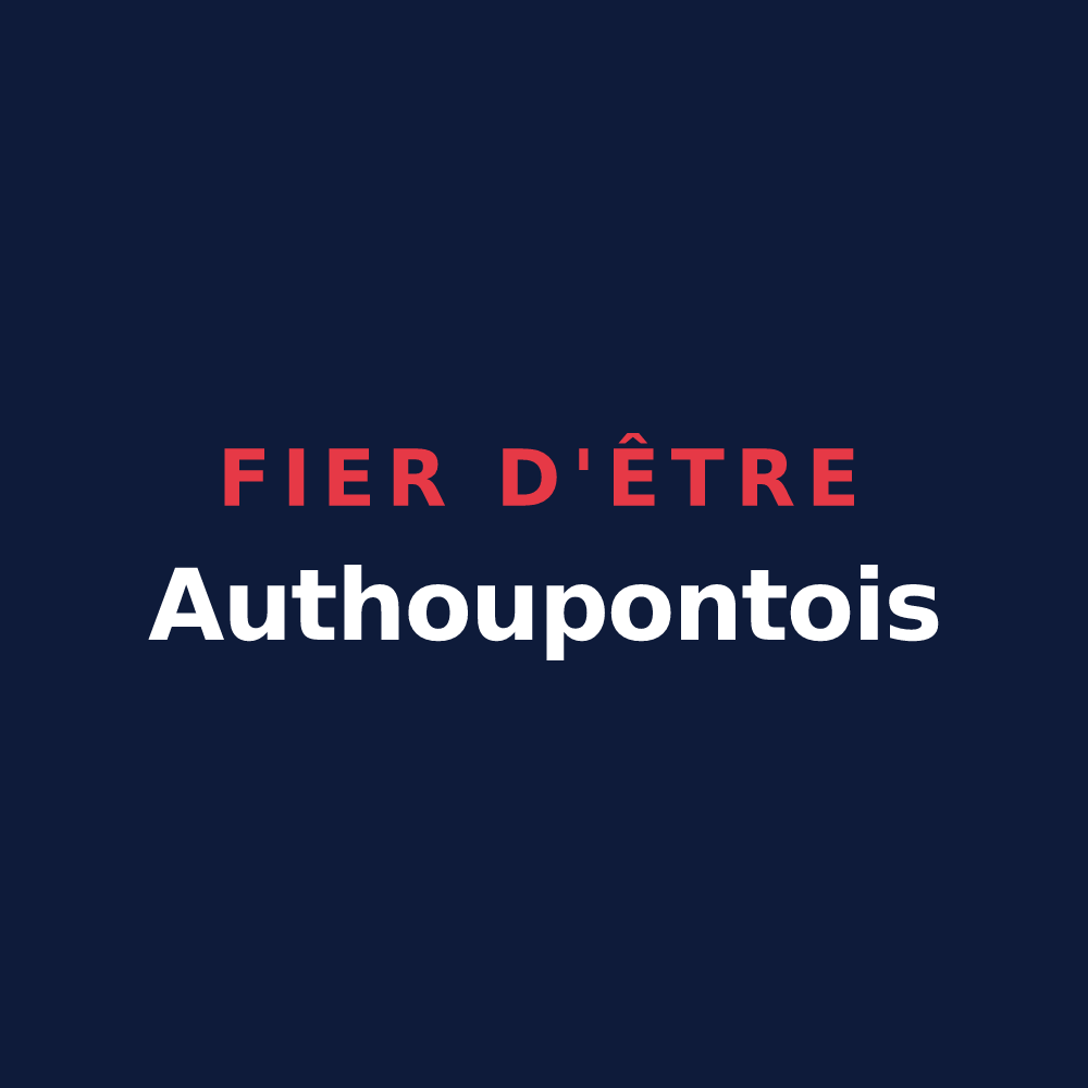 T-shirt « Fier d'être Authoupontois » — design pour Pont-Authou